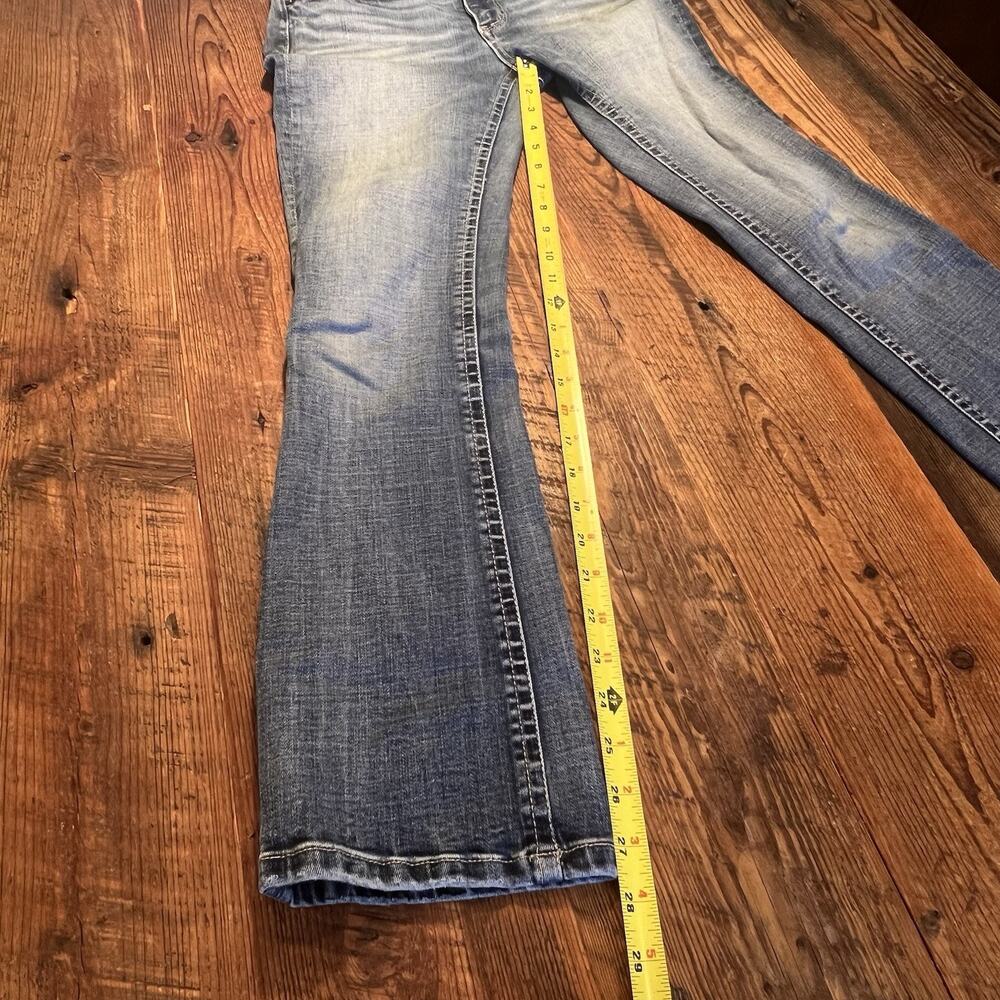 BKE Payton Jeans Universal Fit Mid-Rise Tailored Bootcut Size 25 Low Rise y2k - Picture 15 of 16